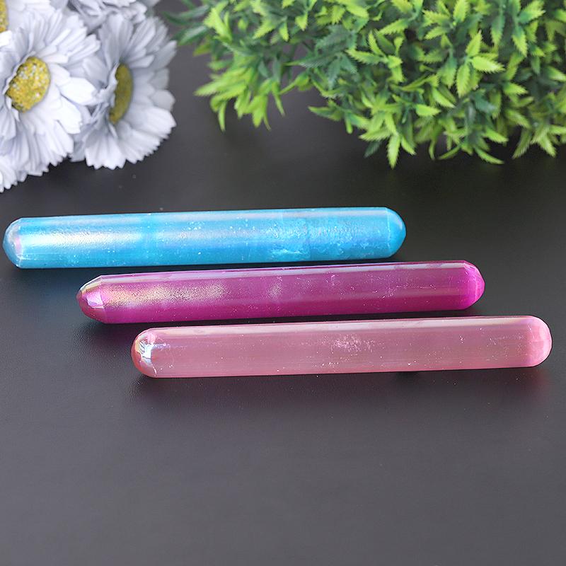 Baguette en cristal de sélénite de 6 pouces pour la paix et la clarté