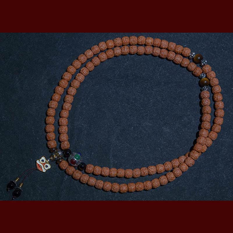 Bracelet Mala tibétain à 108 perles Bodhi Seed Zodiac Charm