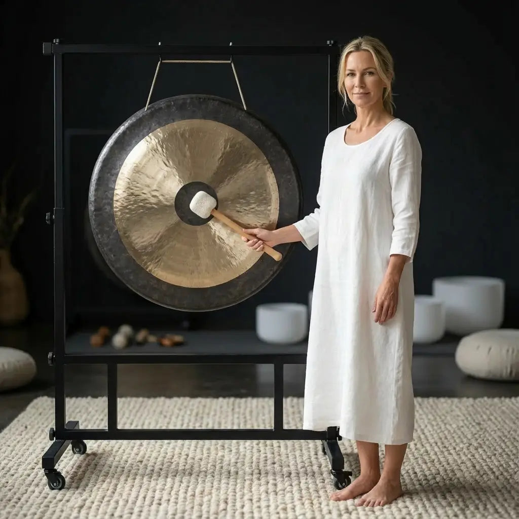 Instrument de musique Chau Gong chinois de 6 à 52 pouces pour bain sonore