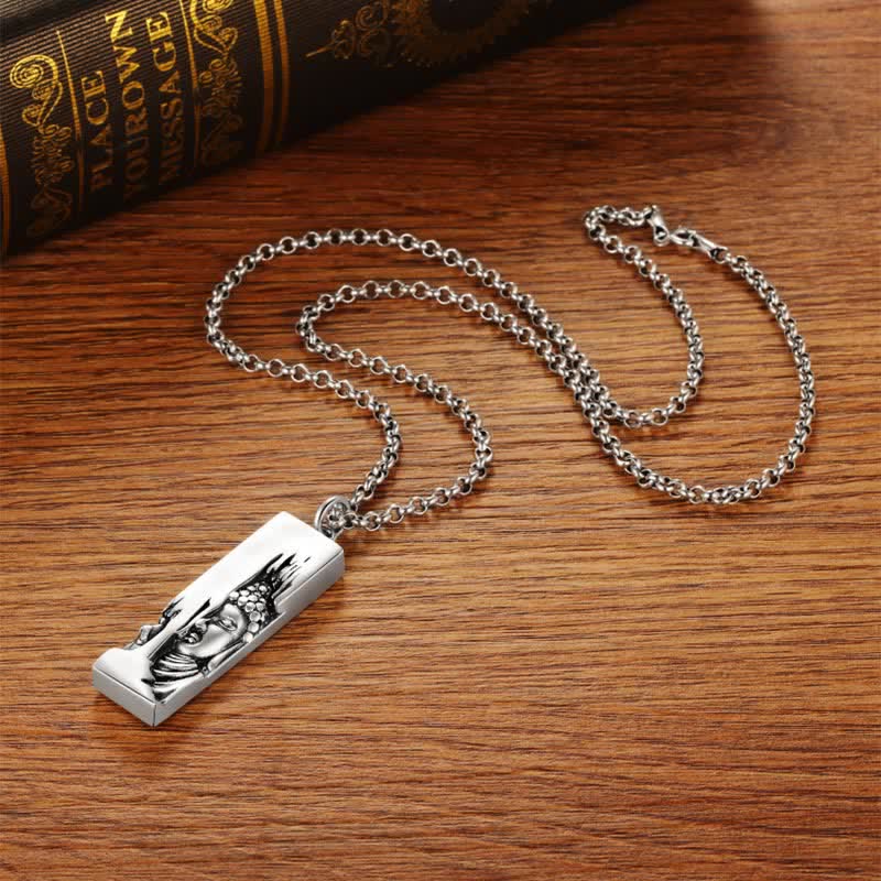 Collier en cuivre du Bouddha Tathagata | Amulette de protection