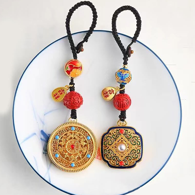 Porte-clés porte-bonheur Ruyi Fu | Bijou spirituel