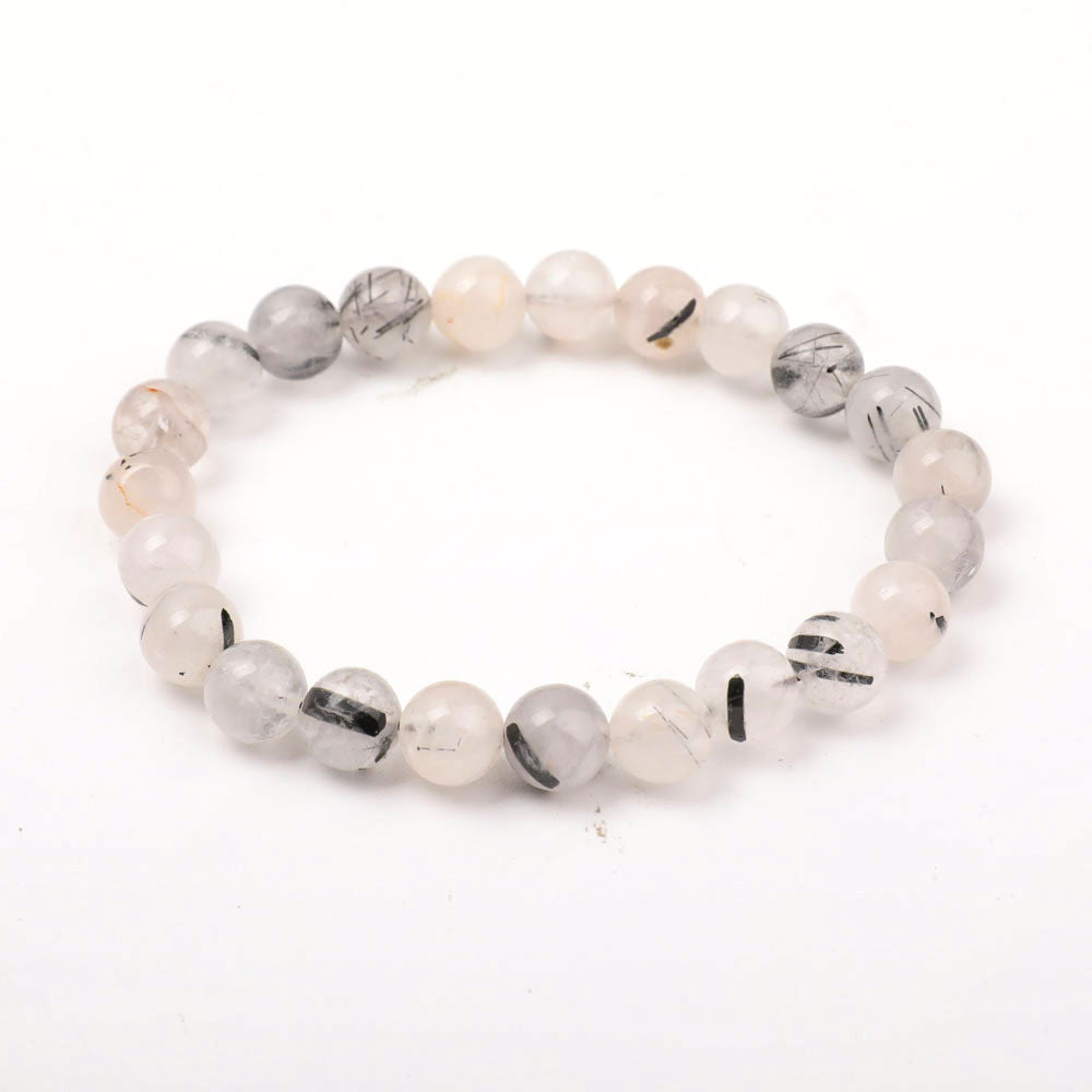 Bracelet de protection en tourmaline noire de 8 mm