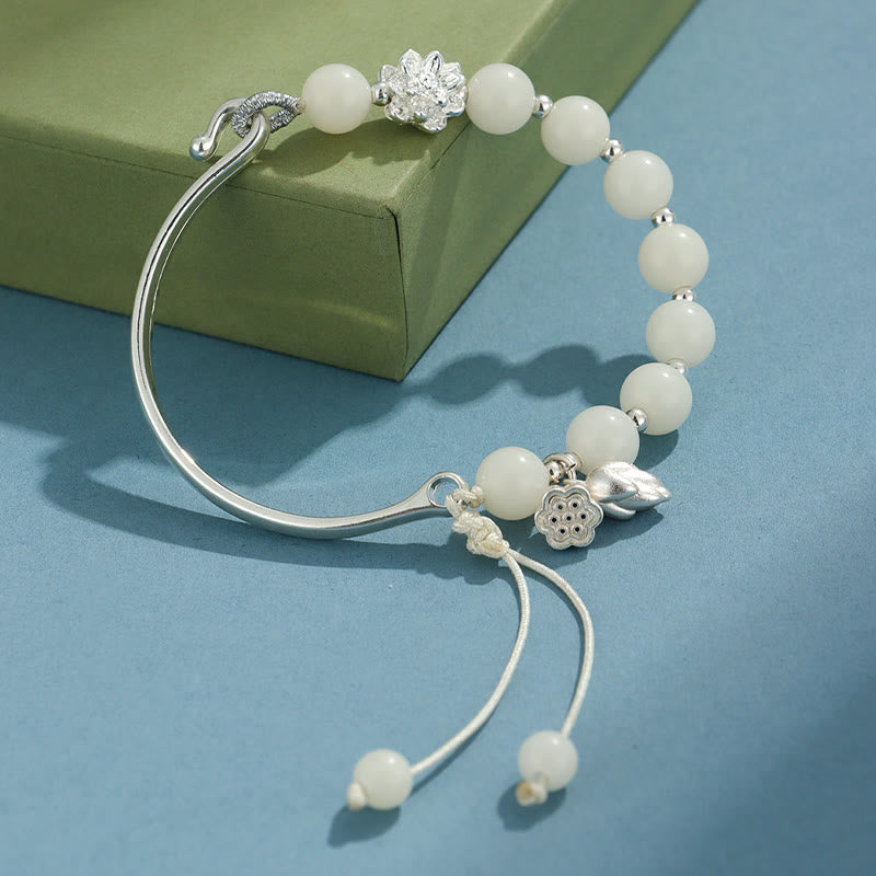 Bracelet Bodhi Seed Lotus 8 mm pour la chance et la richesse