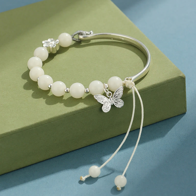 Bracelet Bodhi Seed Lotus 8 mm pour la chance et la richesse