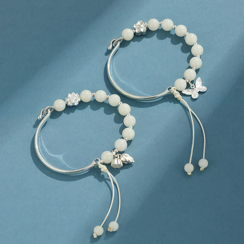 Bracelet Bodhi Seed Lotus 8 mm pour la chance et la richesse