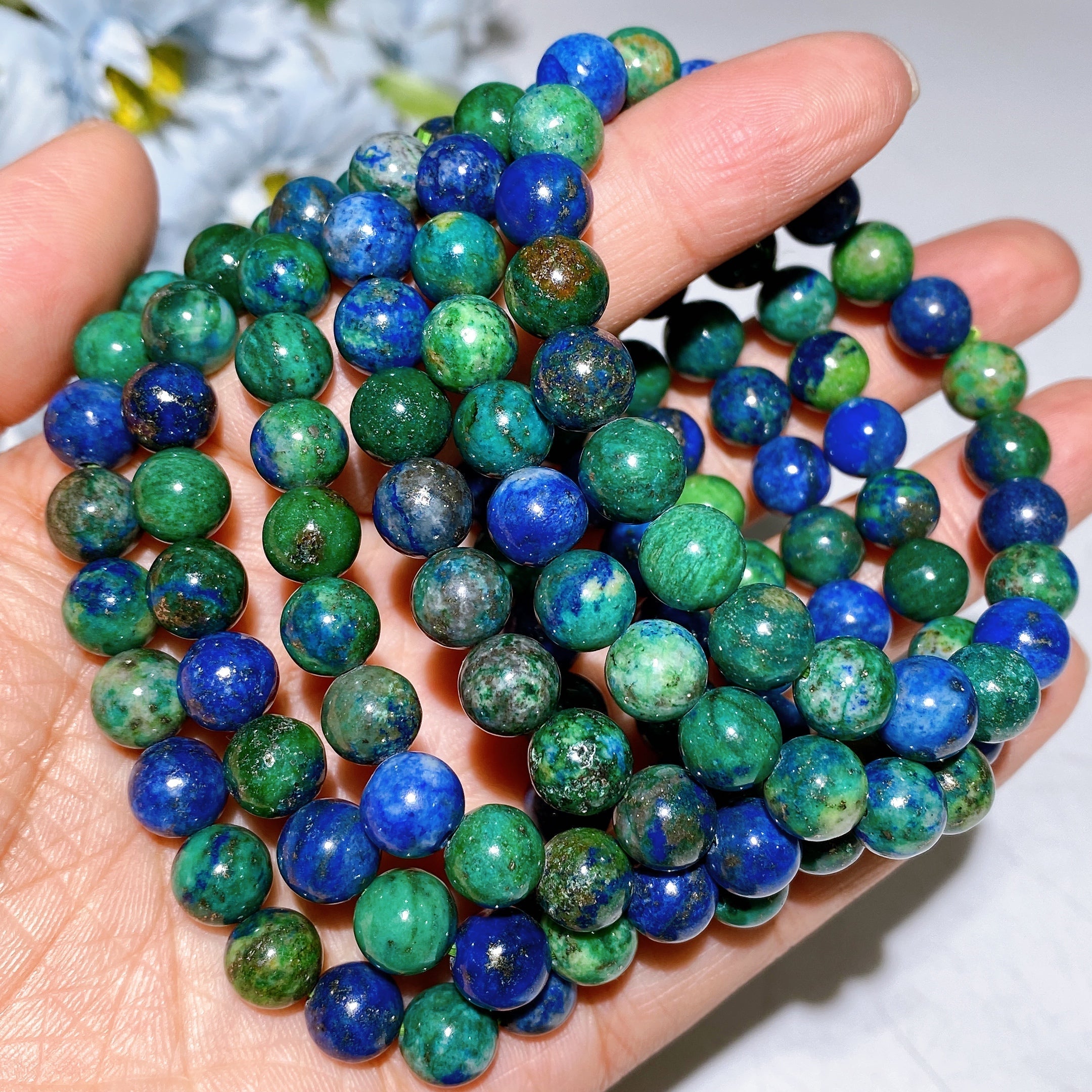 8mm Crystal Healing Bracelet for Spiritual Protection