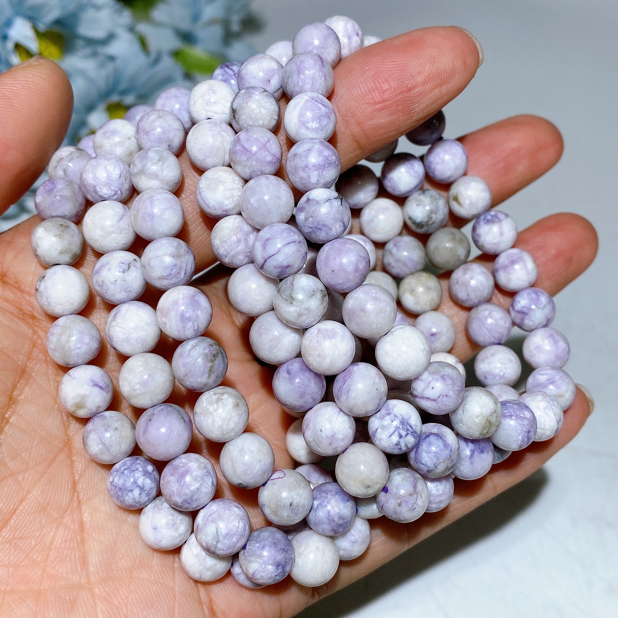 8mm Crystal Healing Bracelet for Spiritual Protection