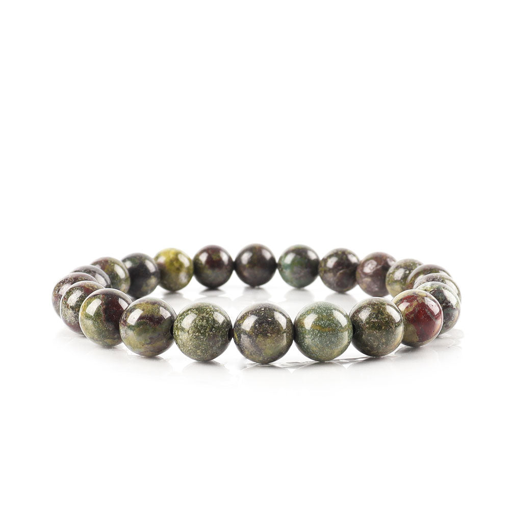 8mm Dragon Blood Stone Spiritual Bracelet for Protection