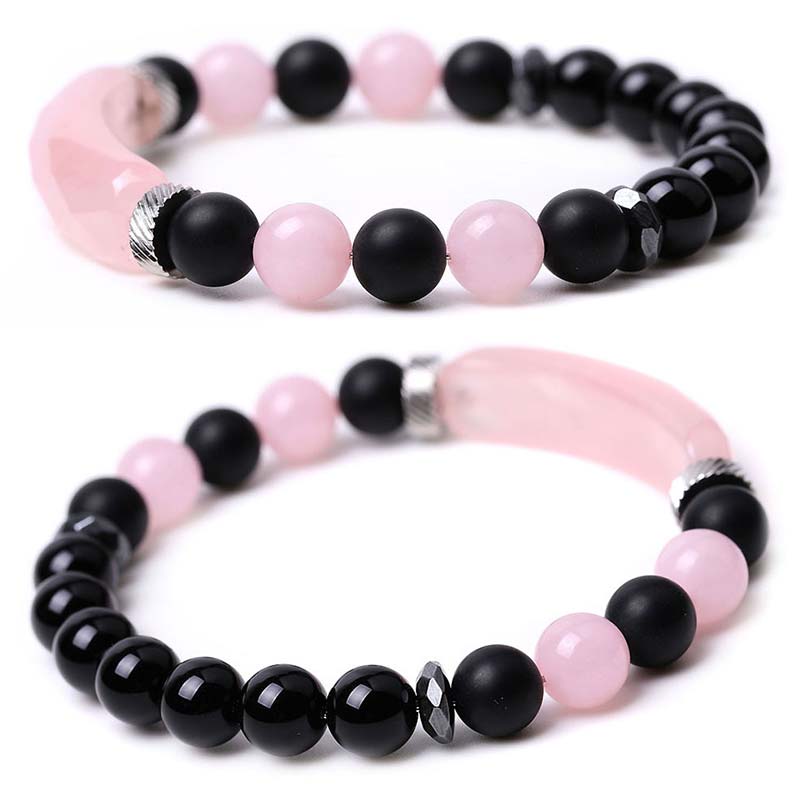 Bracelet de guérison en aventurine verte de 8 mm pour la chance et l'équilibre