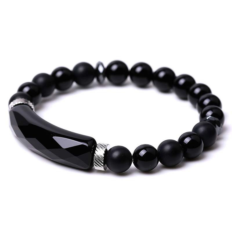 Bracelet de guérison en aventurine verte de 8 mm pour la chance et l'équilibre