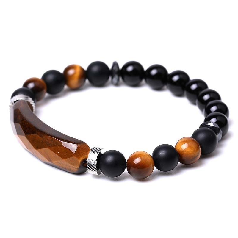 Bracelet de guérison en aventurine verte de 8 mm pour la chance et l'équilibre