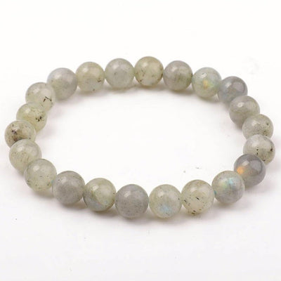 Bracelet de guérison en labradorite de 8 mm pour une énergie intuitive