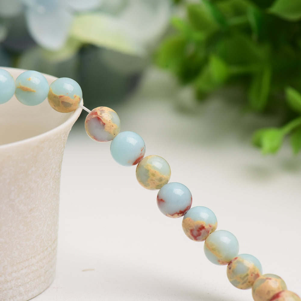 8mm Mixed Crystal Healing Beads String for Jewelry