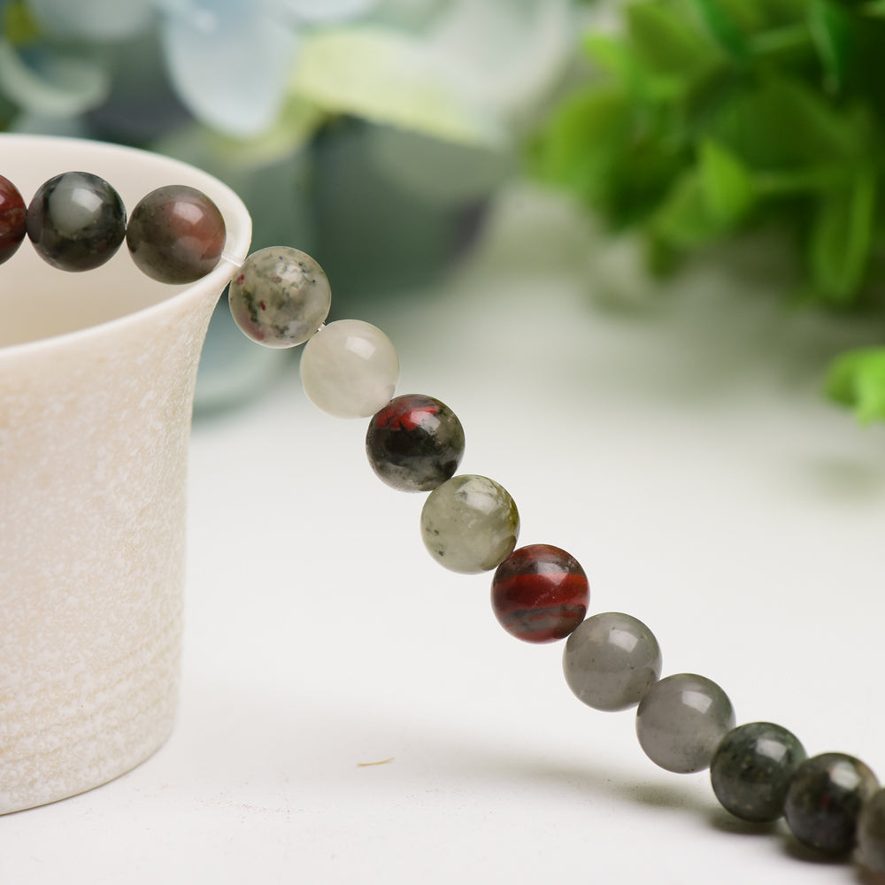 8mm Mixed Crystal Healing Beads String for Jewelry