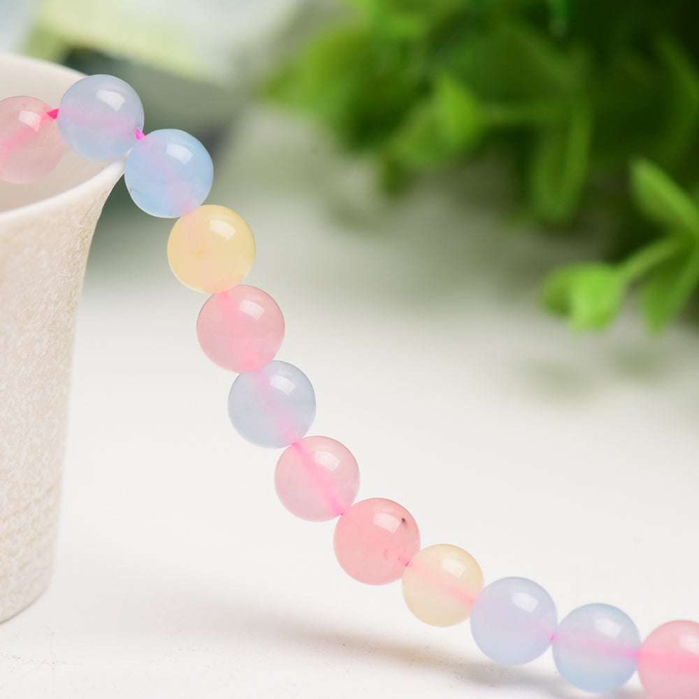 8mm Mixed Crystal Healing Beads String for Jewelry