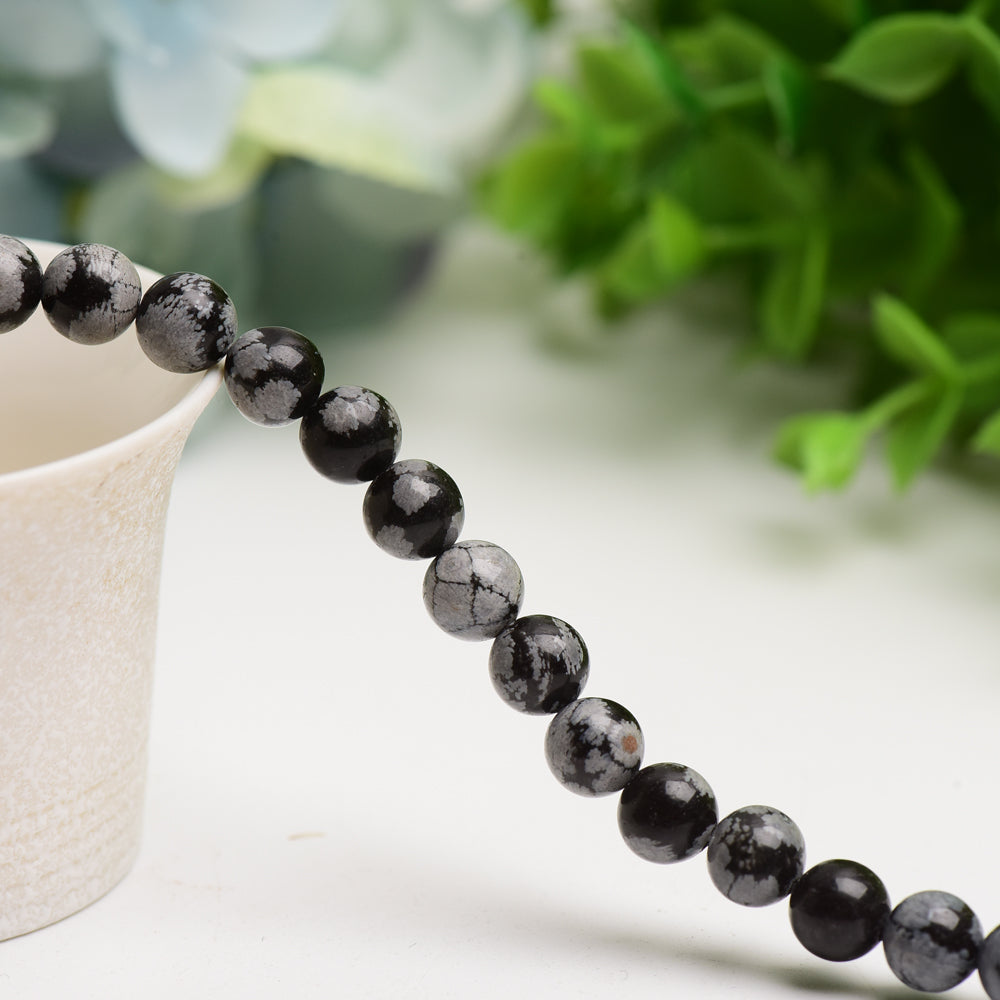 8mm Mixed Crystal Healing Beads String for Jewelry