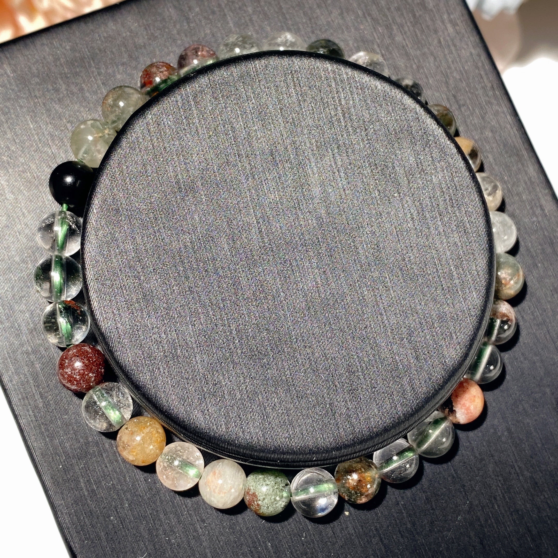 8mm Mixed Crystal Healing Bracelet for Spiritual Balance