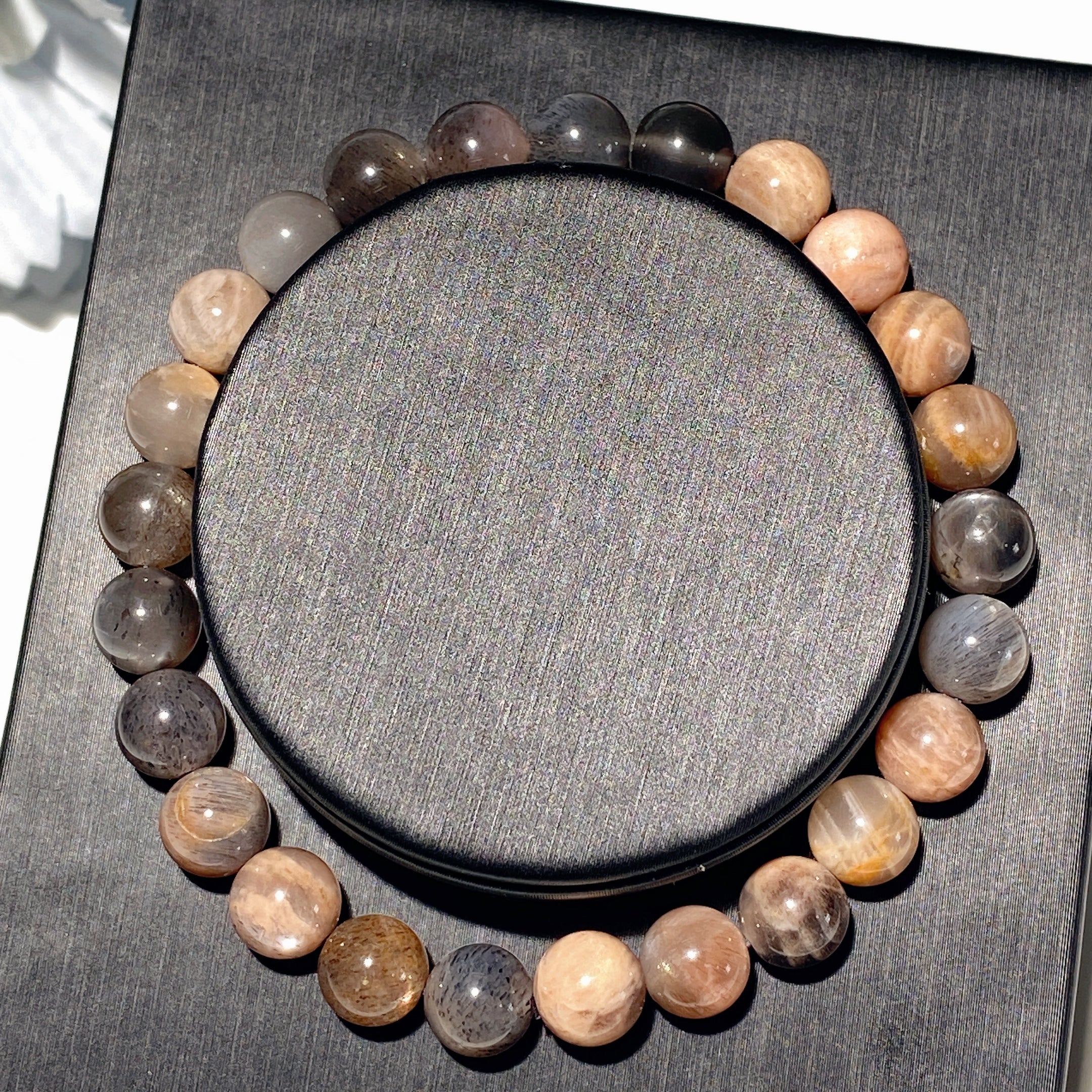 8mm Mixed Crystal Healing Bracelet for Spiritual Balance