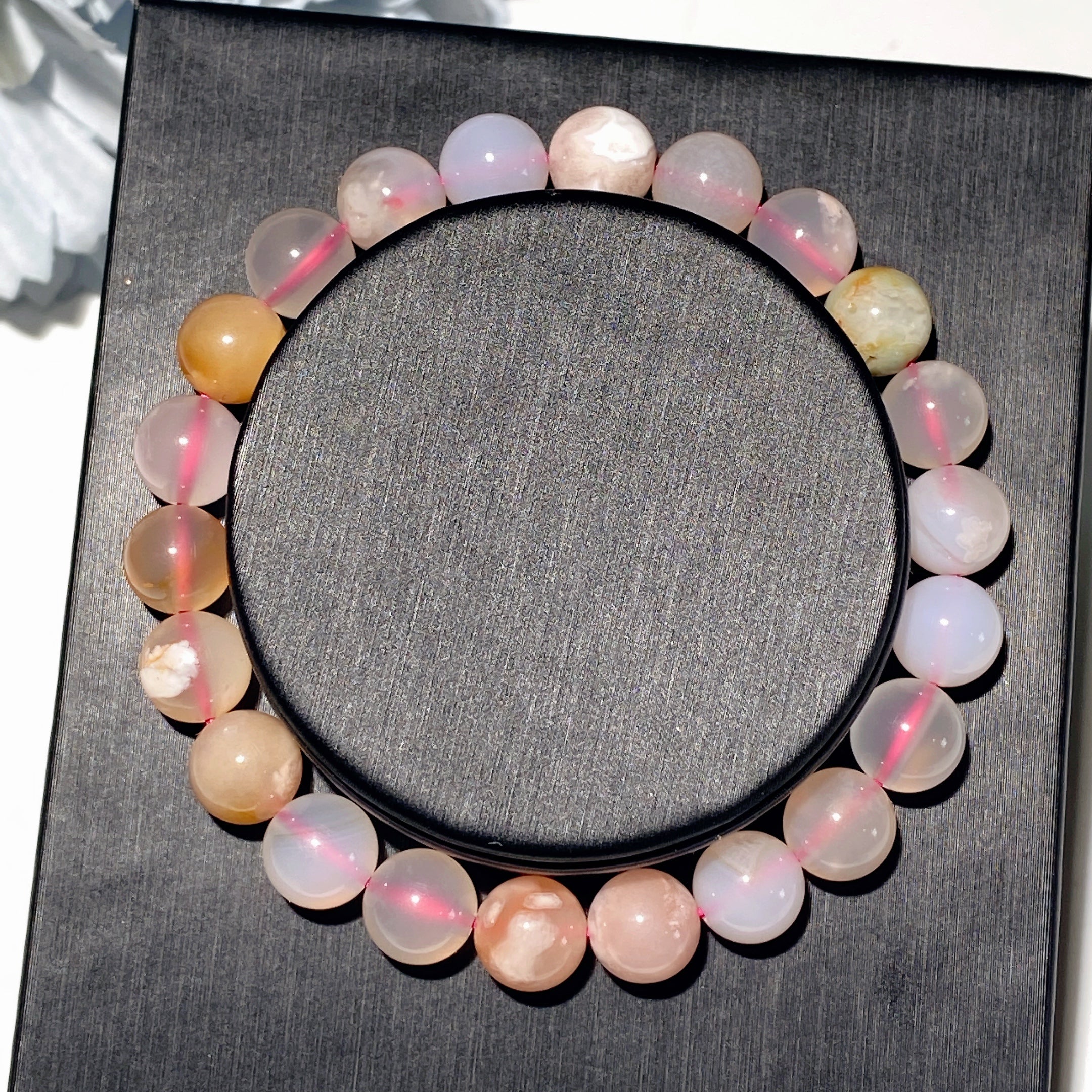 8mm Mixed Crystal Healing Bracelet for Spiritual Balance