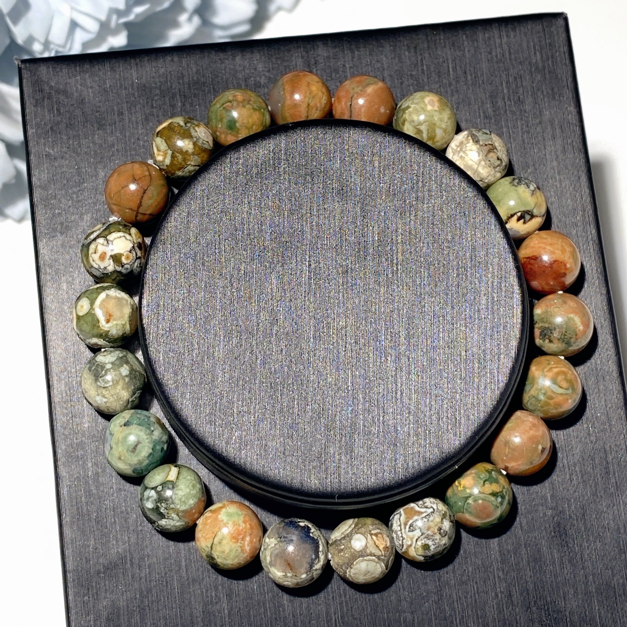 8mm Mixed Crystal Healing Bracelet for Spiritual Balance