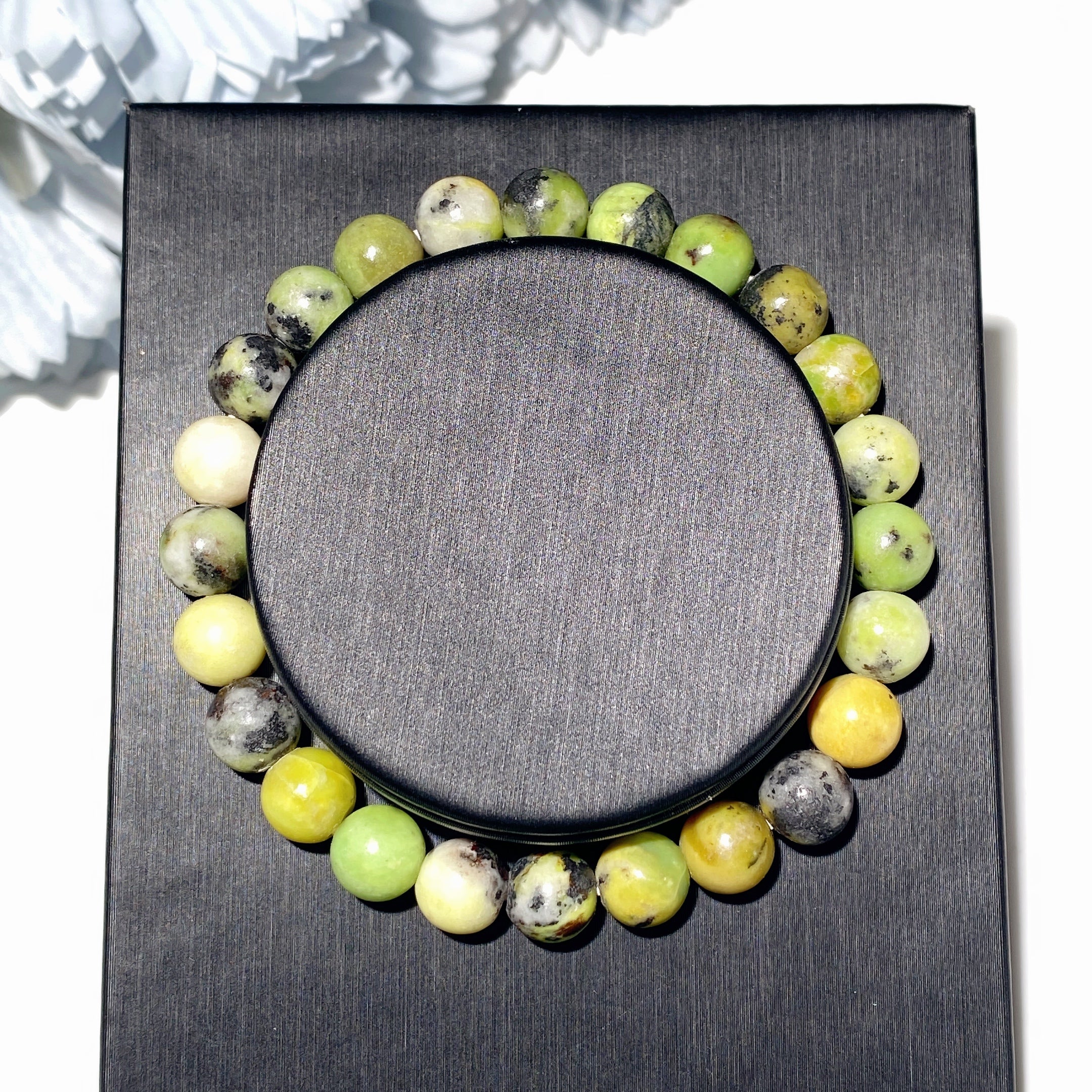 8mm Mixed Crystal Healing Bracelet for Spiritual Balance