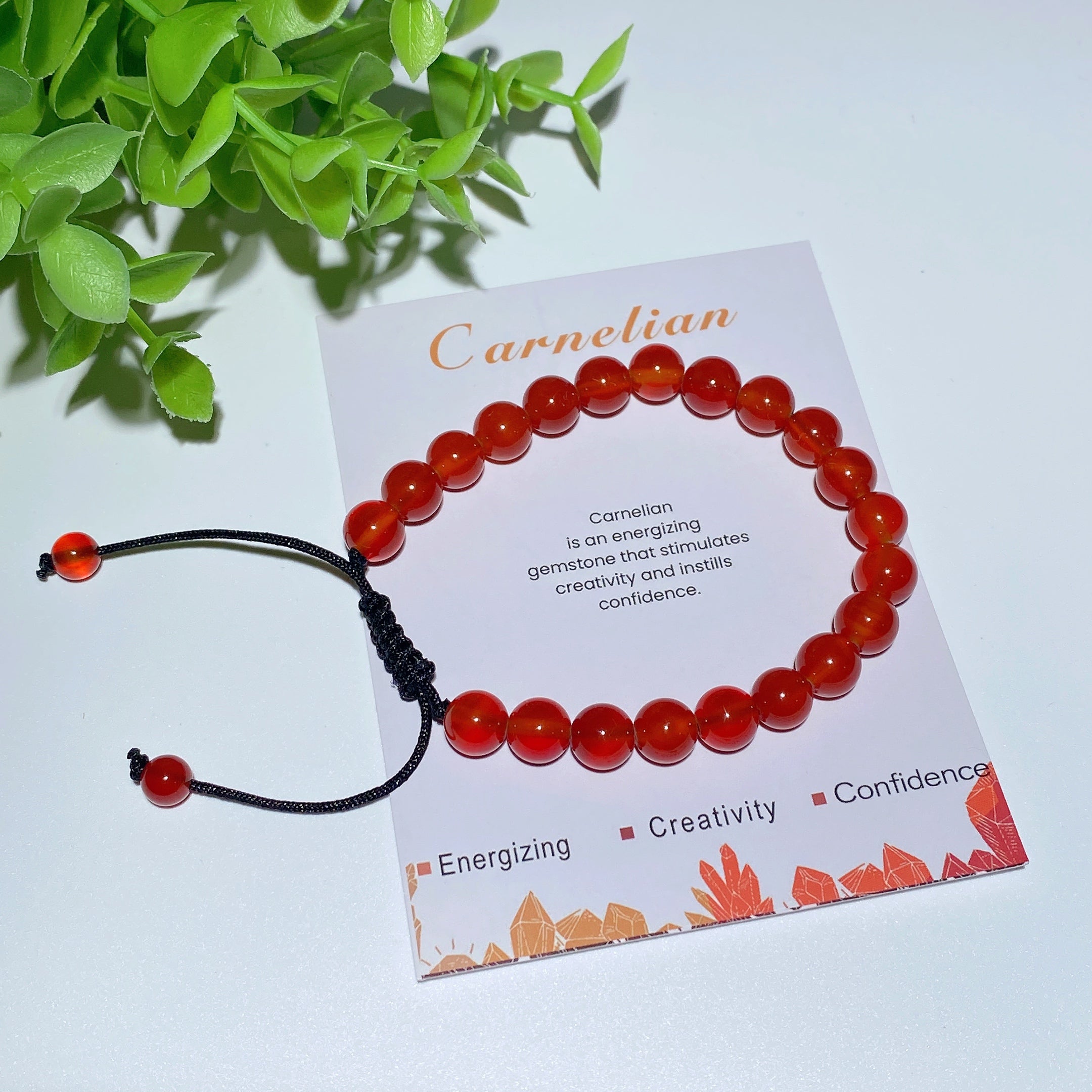 Bracelet spirituel en cristaux mixtes de 8 mm pour la guérison et la protection