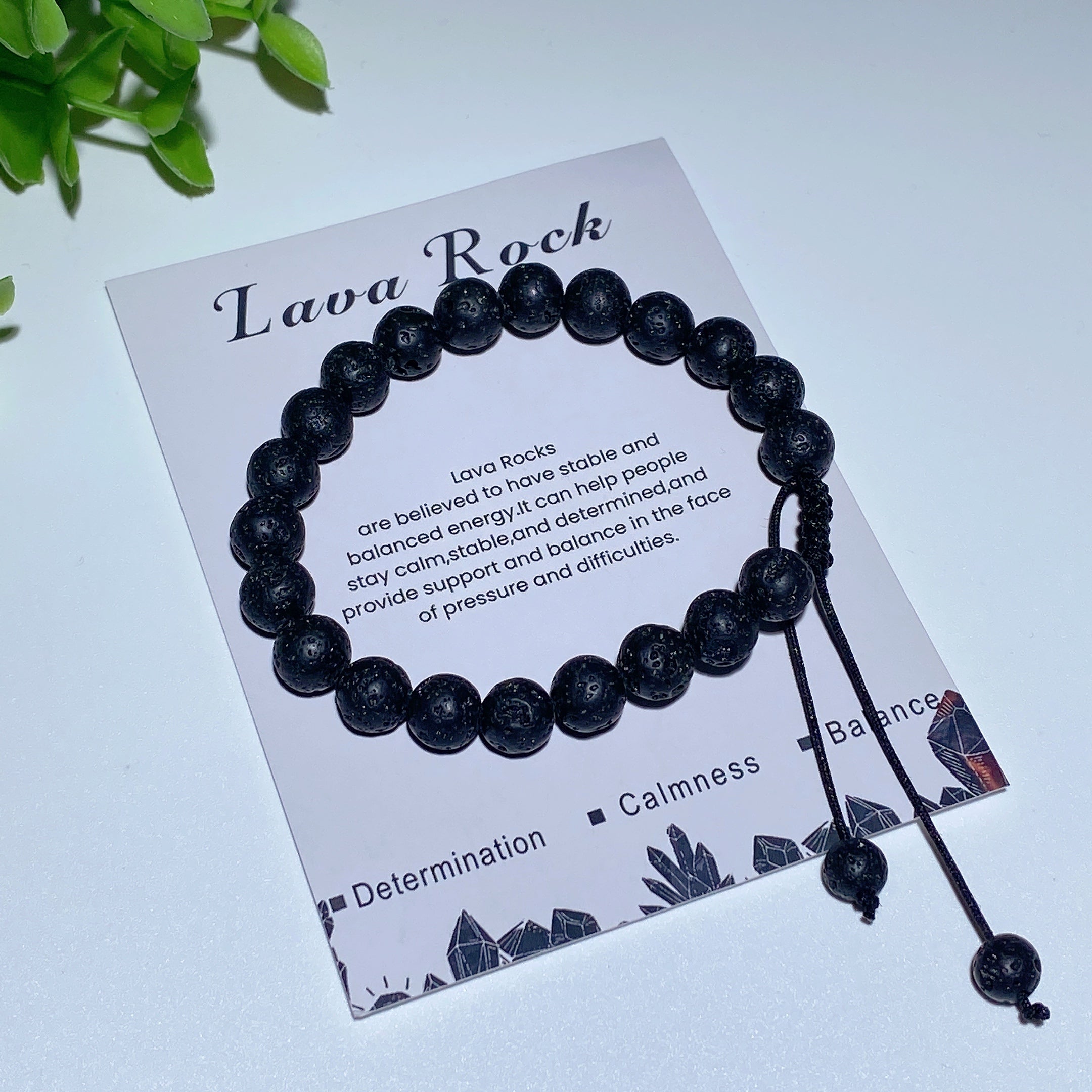 Bracelet spirituel en cristaux mixtes de 8 mm pour la guérison et la protection