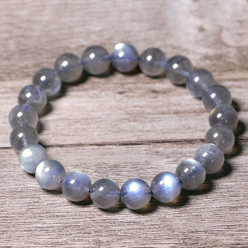 Bracelet en pierre de lune de 8 mm pour le calme et l'énergie positive