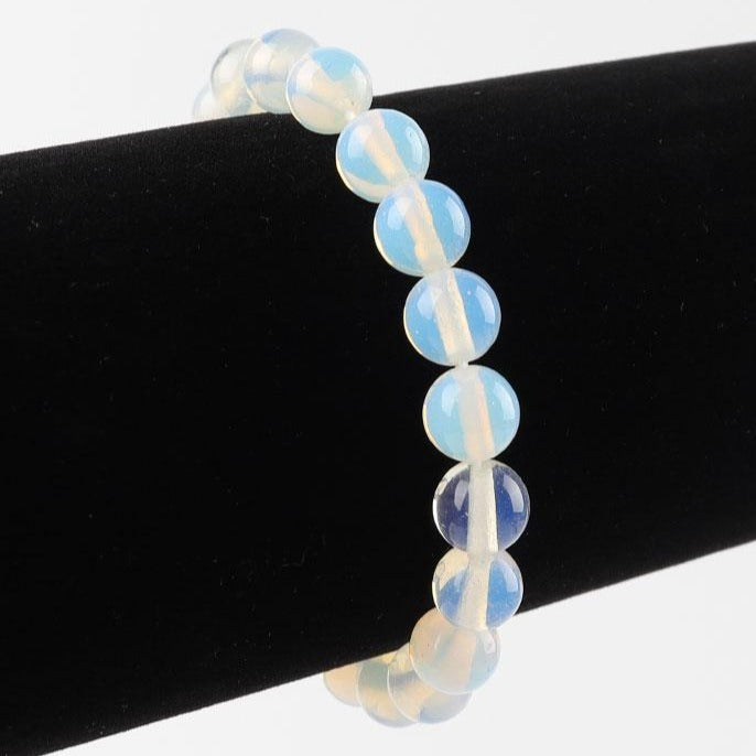 Bracelet de protection spirituelle en opalite 8 mm