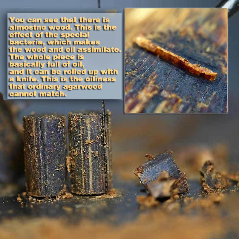 Bracelet Mala en bois d'agar Qinan blanc de 8 mm pour la paix et la force