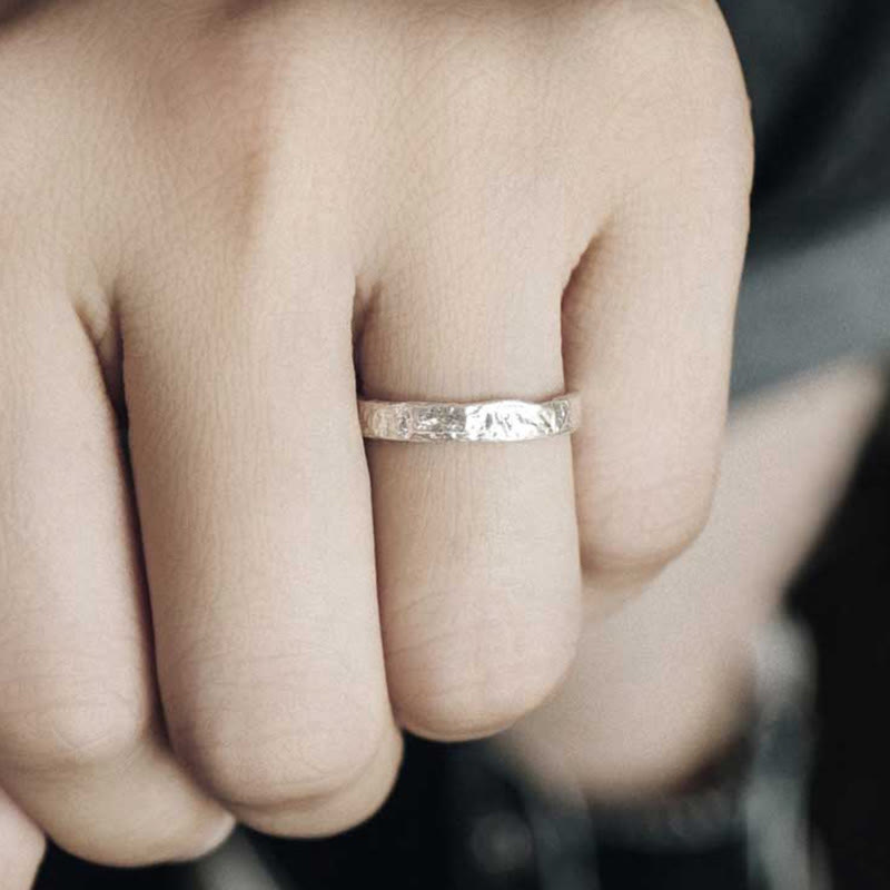 Bague de couple en argent sterling 925 | Protection spirituelle