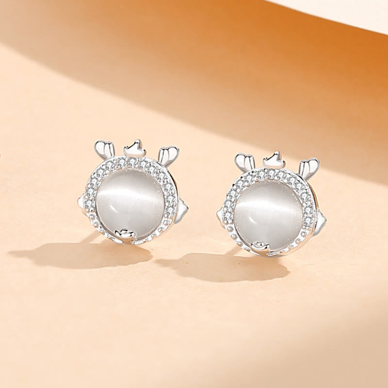 Bracelet de protection œil de chat dragon en argent sterling 925