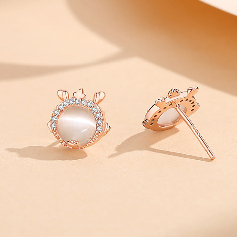 Bracelet de protection œil de chat dragon en argent sterling 925