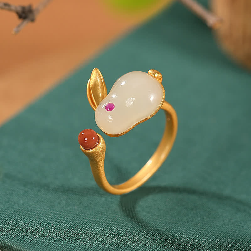 Collier et boucles d'oreilles porte-bonheur en argent sterling 925 et jade Hetian