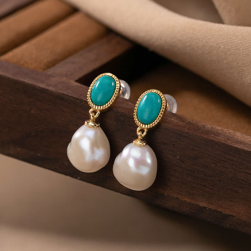Ensemble de bijoux de guérison en argent sterling 925 et perles turquoise