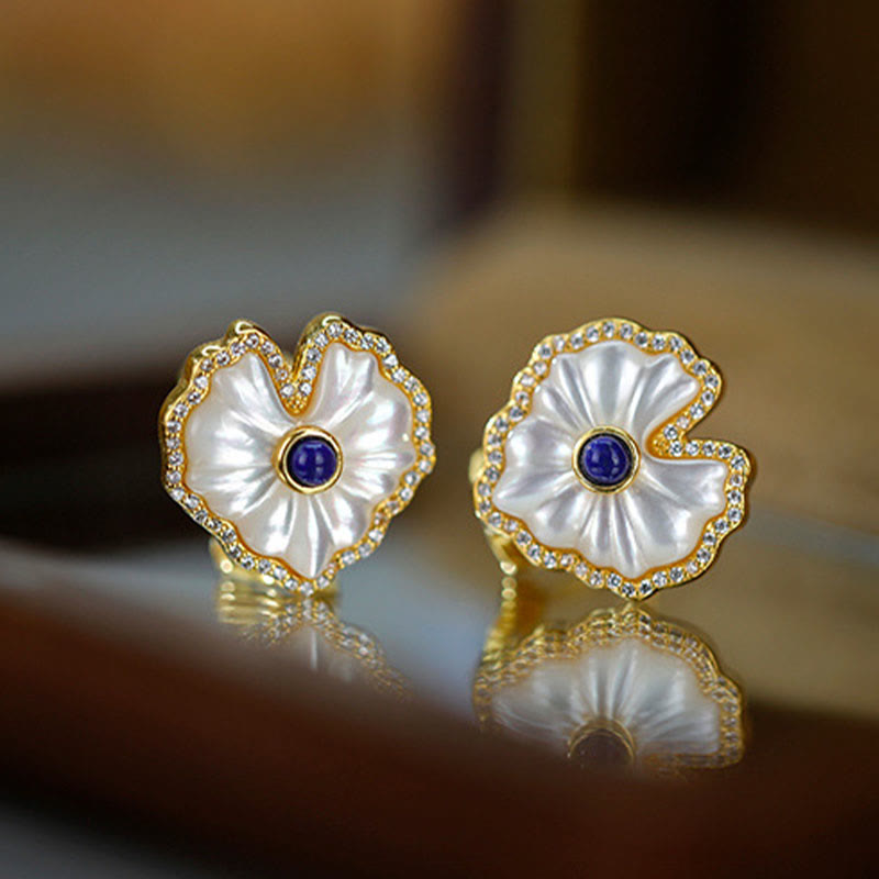 Collier spirituel en argent sterling 925 avec agate rouge Tridacna et lazurite