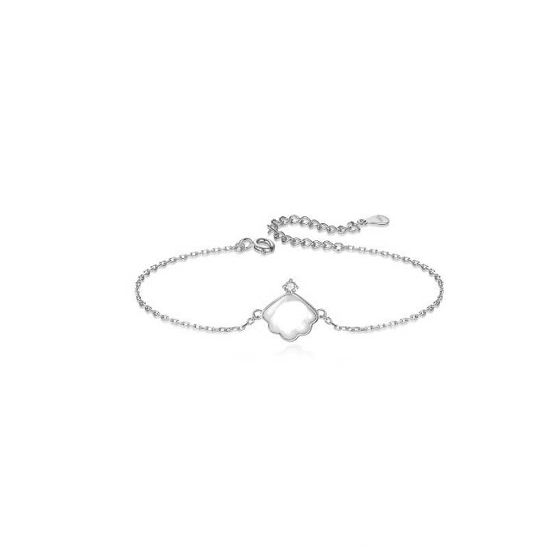 Ensemble de bijoux spirituels en argent sterling 925 avec pierre Tridacna