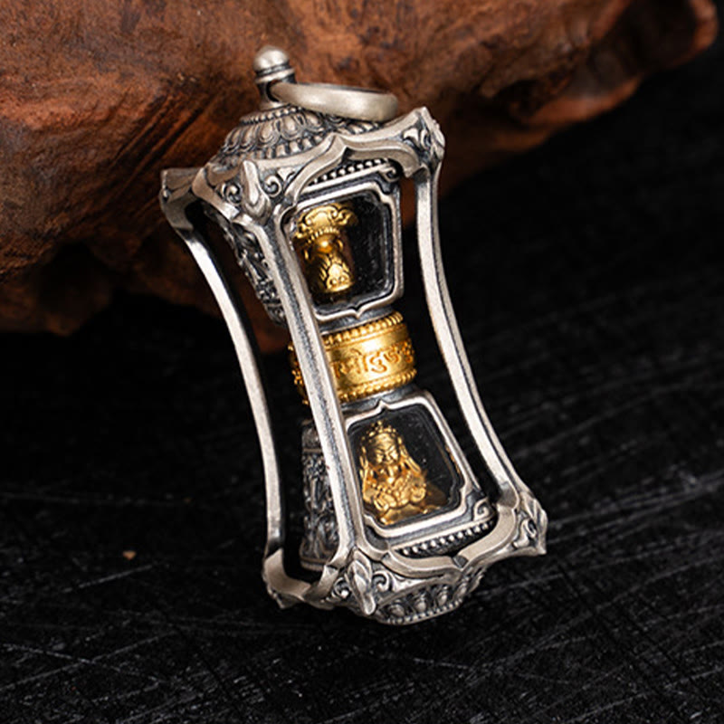 Collier de bénédiction de la déesse de la richesse Zakiram en argent sterling 925