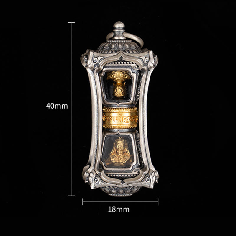 Collier de bénédiction de la déesse de la richesse Zakiram en argent sterling 925