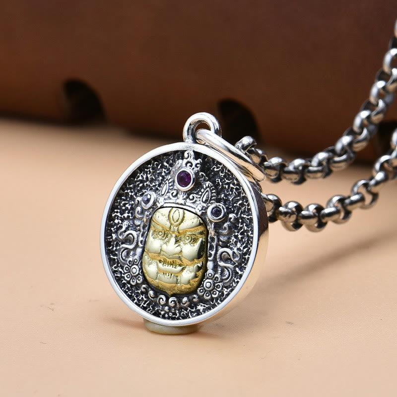 Collier spirituel de la déesse Zakiram en argent sterling 925