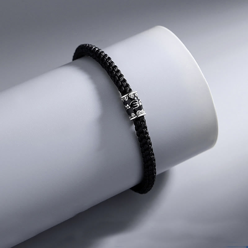 Bracelet en argent Om Mani Padme Hum Paix et Équilibre