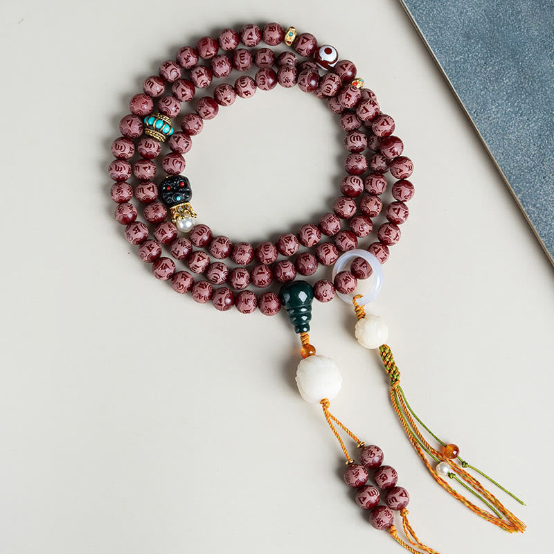 10mm Bodhi Seed Om Mani Padme Hum Harmony Bracelet