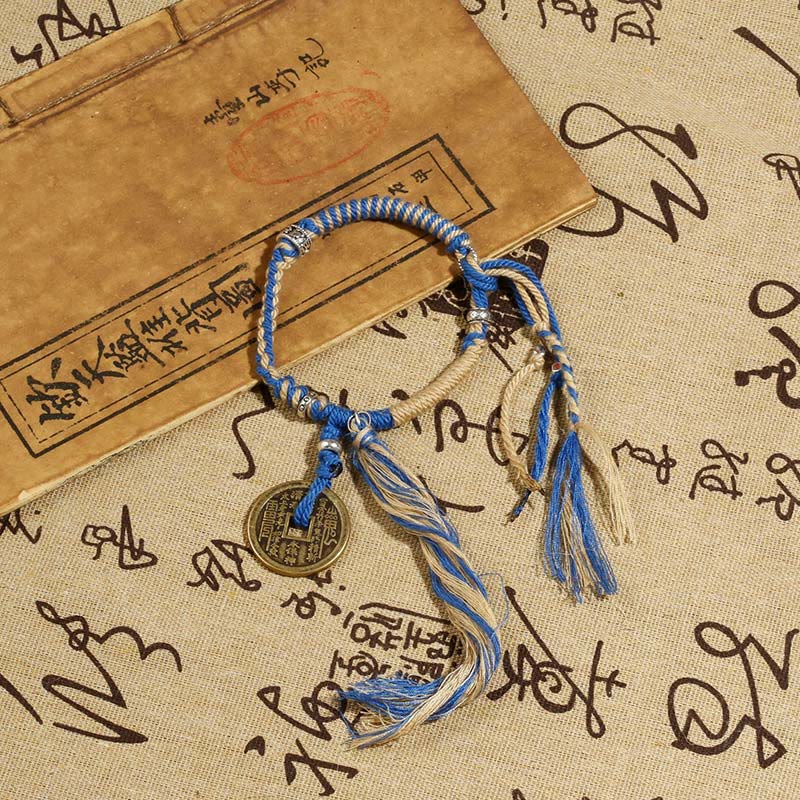 Bracelet spirituel fait main « Les fantômes de la montagne dépensent de l'argent »