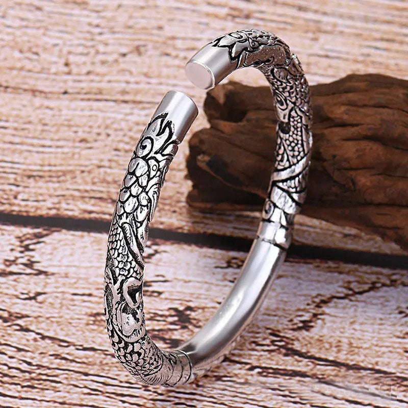 Bracelet dragon réglable pour la chance et la protection