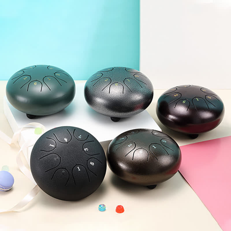 Kit de méditation Steel Tongue Drum - Instrument sonore de guérison