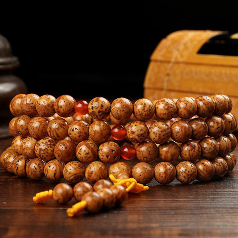 12mm Bodhi Seed Wisdom Bracelet for Meditation and Awareness