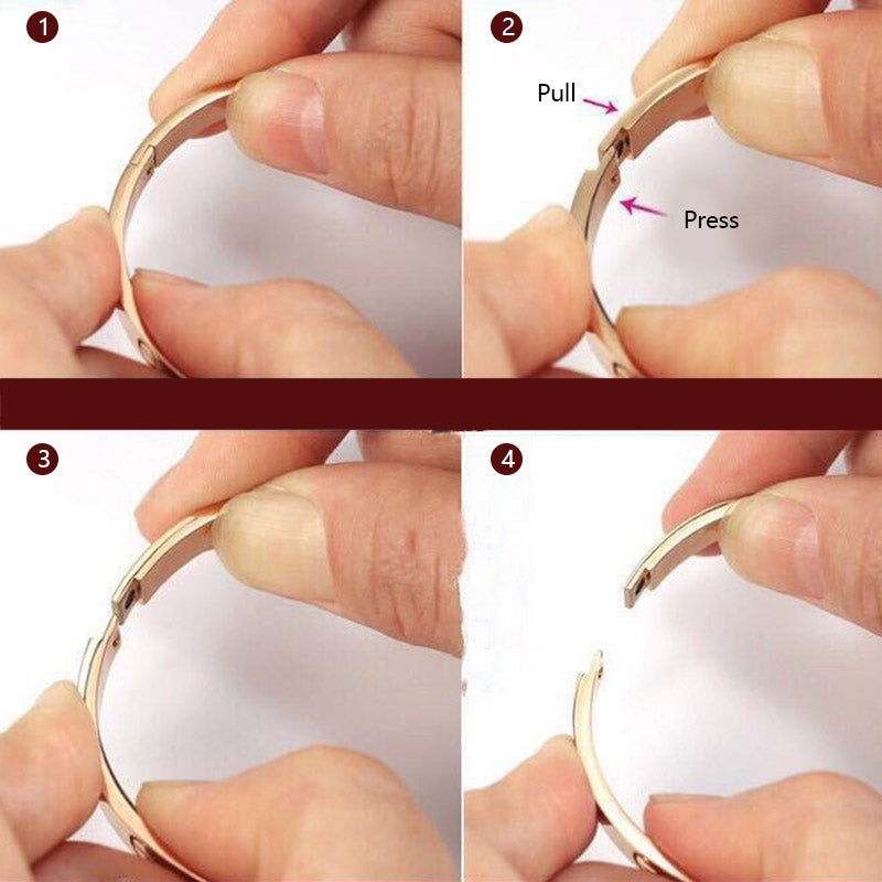 Bracelet unisexe en acier titane pour l'équilibre spirituel