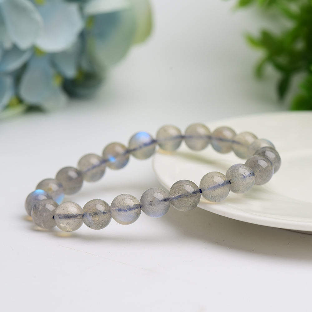 9mm Labradorite Healing Bracelet for Psychic Protection