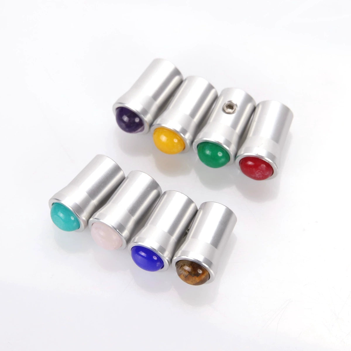12 mm Silver Gemstone Tuning Fork Vibration Accessory