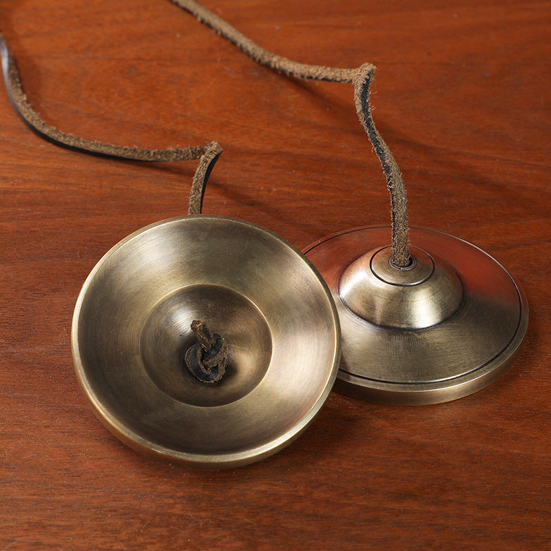 Cymbales à doigts tibétaines Tingsha de qualité thérapeutique
